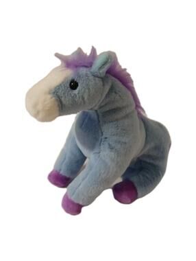 Ty Clementine Plush Stuffed Animal Blue Horse